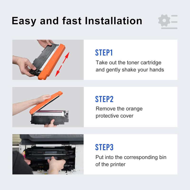 MYCARTRIDGE 117A Toner Kompatibel für HP 117A Toner Set Ersatz für Color Laser MFP 179fwg 179fnw 178