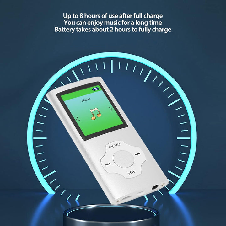 MP3 Player, Musik Player mit 1,8 Zoll LCD Bildschirm, Tragbarer Digitaler Musik Player mit Kopfhörer