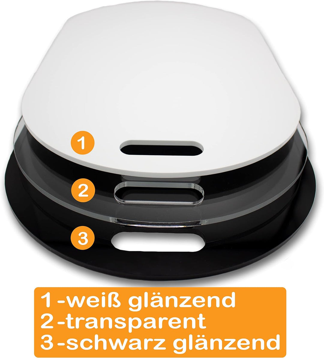 Gleitbrett aus Acryl für Monsieur Cuisine Smart | Connect und weitere Küchengeräte | transparent | 4