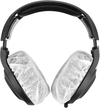 Geekria 100 Paar grosse Vlies-Einweg-Kopfhörerhüllen/Kopfhörerhüllen/Ohrpolster-Schutz/Dehnbare Sani