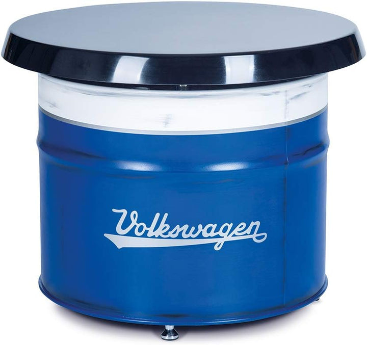 BRISA VW Collection - Volkswagen Ölfass-Möbel-Beistell-Party-Tisch-Ablage im T1 Bus Design (Bus Fron