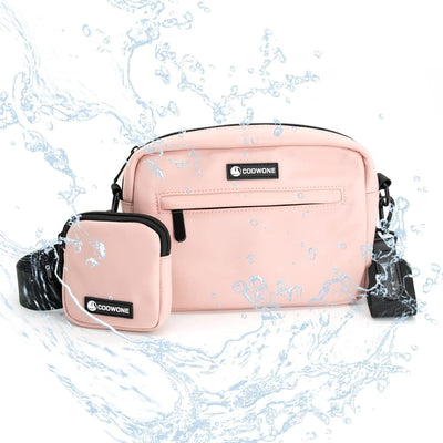 wasserdichte Leckerlibeutel für Hunde, Dog Walking Bag, integrierter Kotbeutelspender, verstellbare