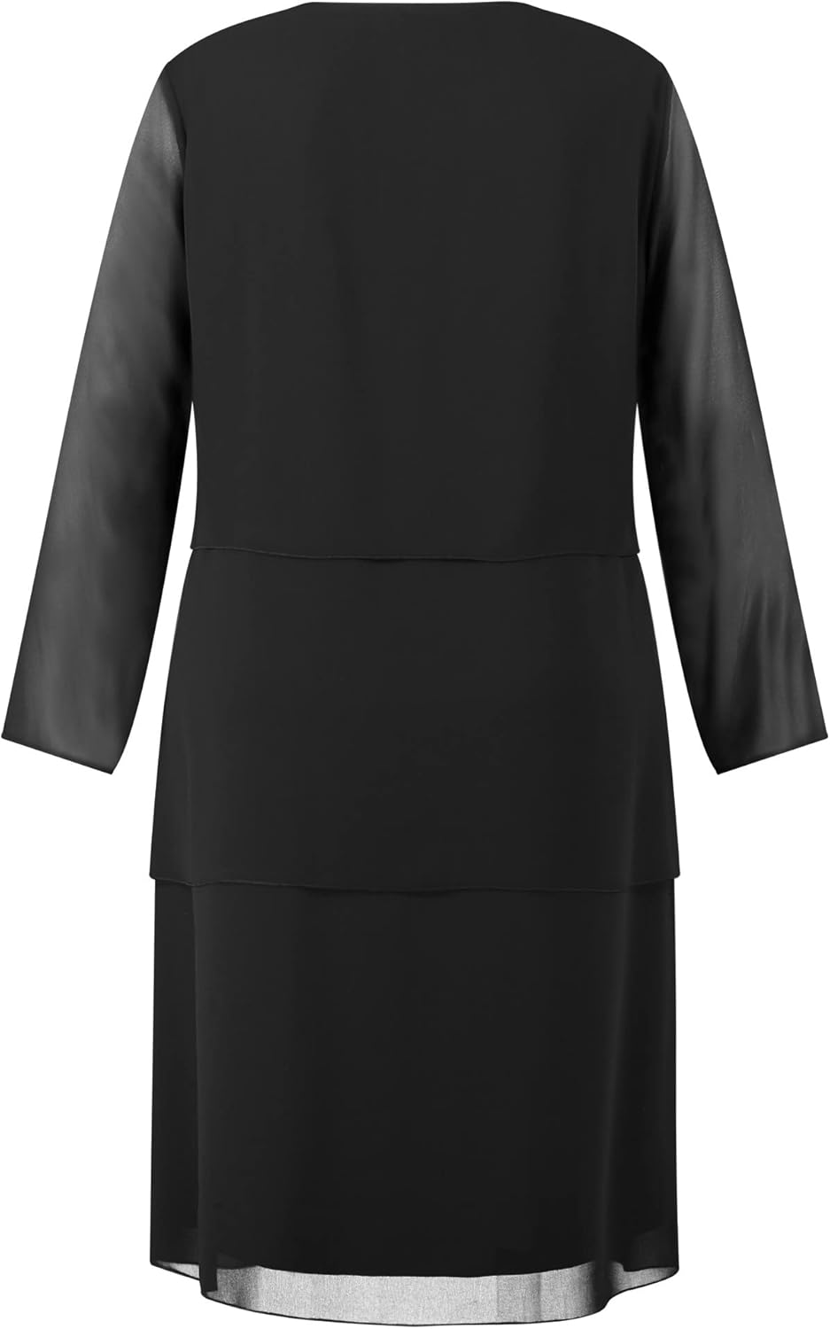 Samoon Damen Kleid, Schwarz