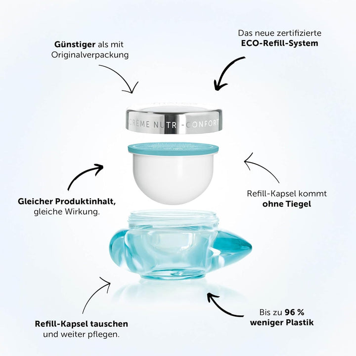 THALGO Reichhaltige Nutri-Comfort Creme Cold Cream Marine 2.0, 50ml (Nachfüllkapsel), Nachfüllkapsel