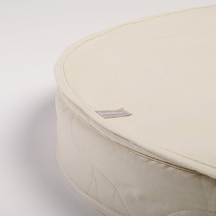 The Little Green Sheep Baby Matratzenschoner, Bio Baumwolle, Weiche & Saugfähige Matratzenauflage, A