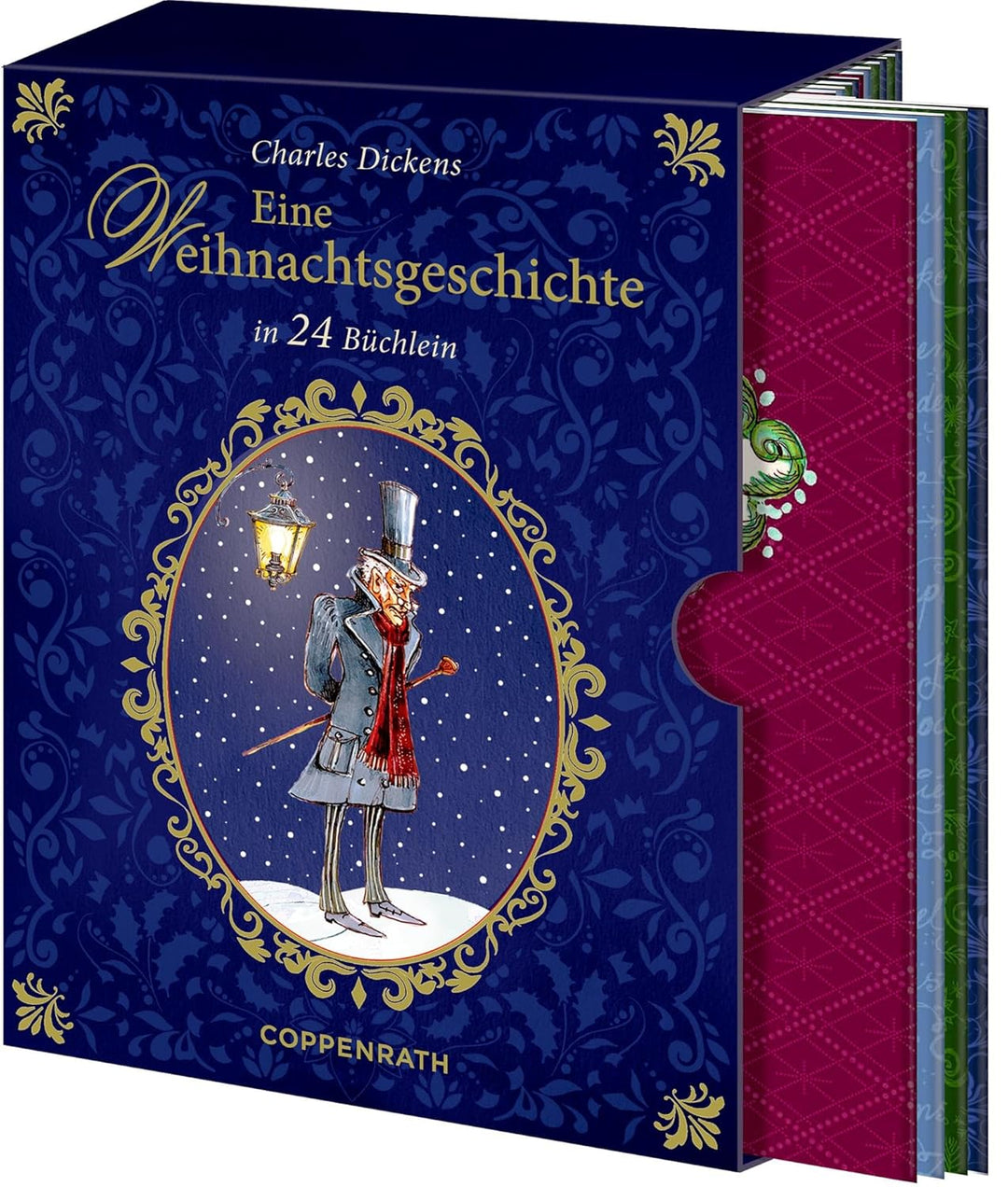 Buchbox-Adventskalender – Charles Dickens Eine Weihnachtsgeschichte: in 24 BüchleinDie bibliophile B