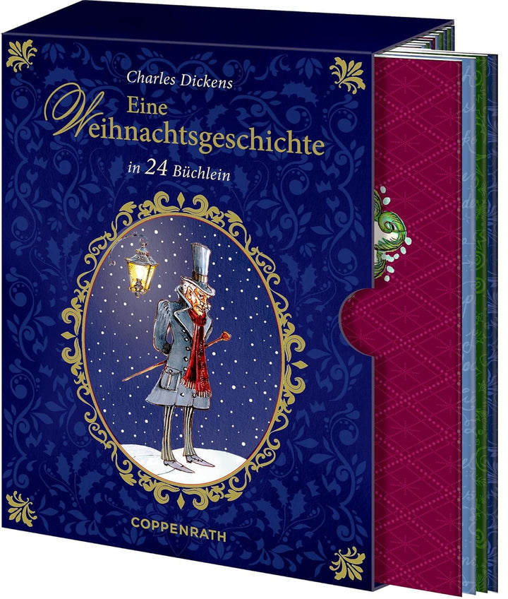 Buchbox-Adventskalender – Charles Dickens Eine Weihnachtsgeschichte: in 24 BüchleinDie bibliophile B