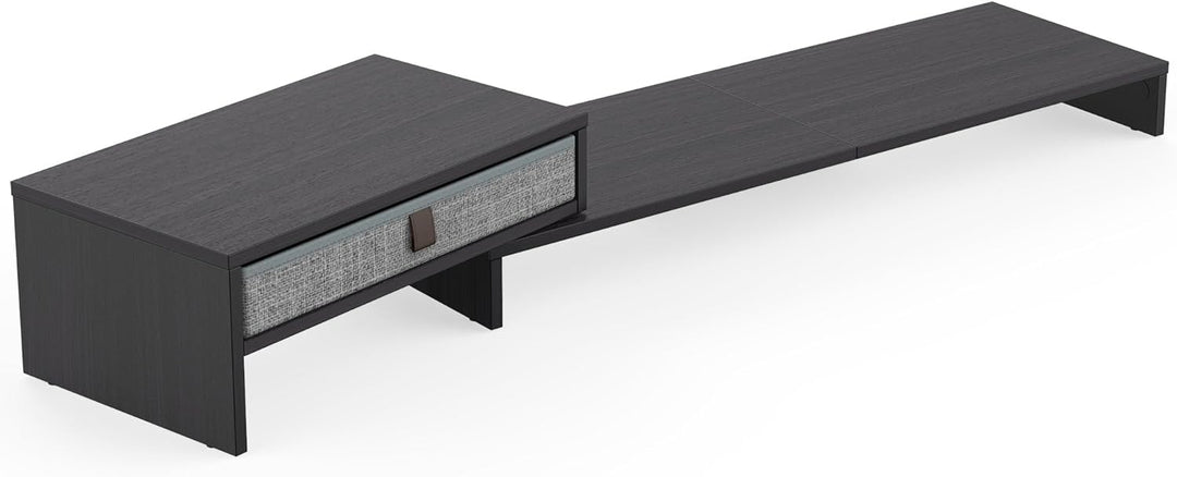 Fenge Dual Monitorständer Bildschirmständer mit Schublade für Computer TV Laptop, Monitorständer, Lä
