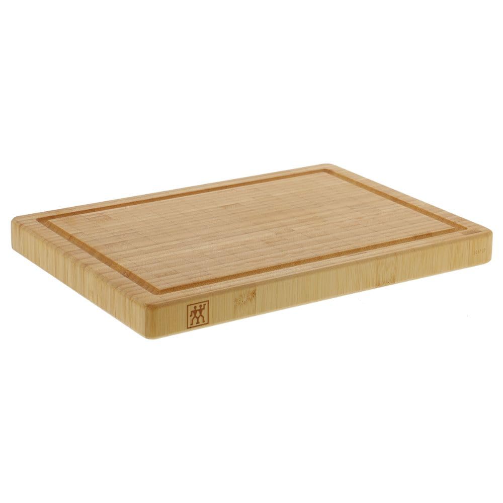 ZWILLING Schneidbrett aus massiven Bambusholz mit Saftrille, beidseitig nutzbar, gross, 42 x 31 cm 4