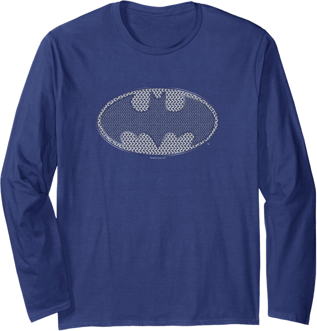 Batman Chainmail Shield Langarmshirt