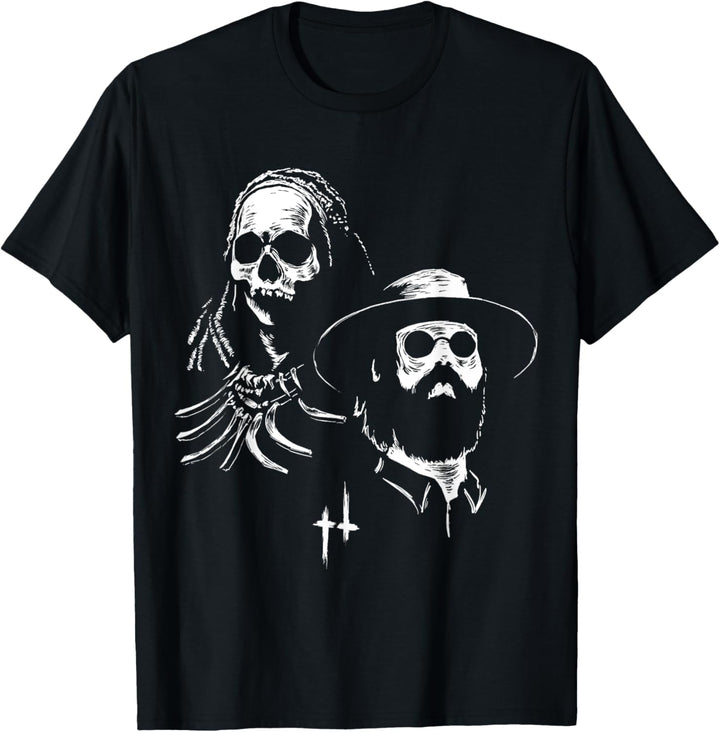Hunt: Showdown Double Trouble Art on Front T-Shirt