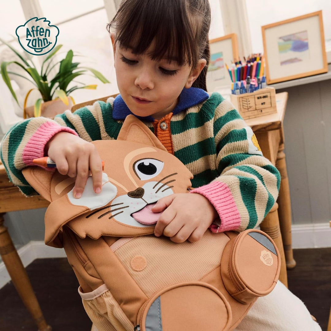Affenzahn Kinderrucksack Grosser Freund | Kindergartenrucksack für Kinder von 3 bis 5 Jahren mit fun