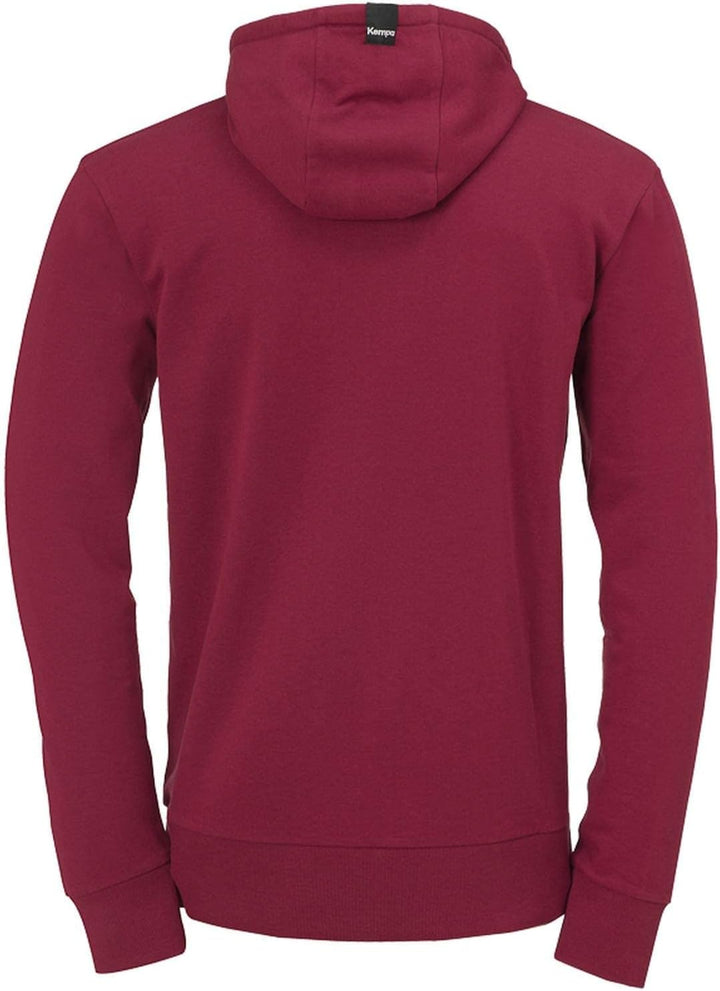 Kempa Herren Graphic Hoodie Sweatshirt, deep rot, XXXL