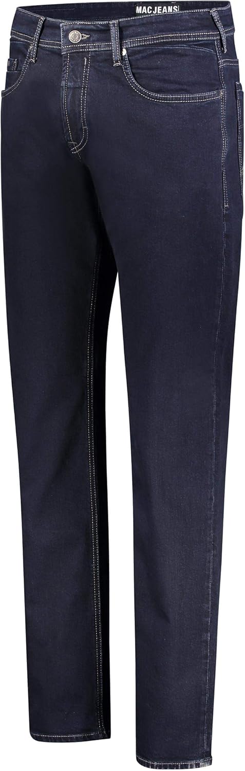 MAC Jeans Herren Jeans Hose Ben Stretchdenim Darkblue 31W / 30L Blue Black, 31W / 30L Blue Black