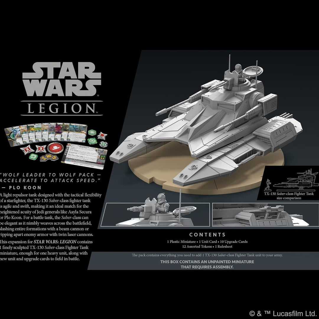 Atomic Mass Games, Star Wars Legion: Galactic Republic Expansions: TX-130 Saber-Class Fighter Tank,
