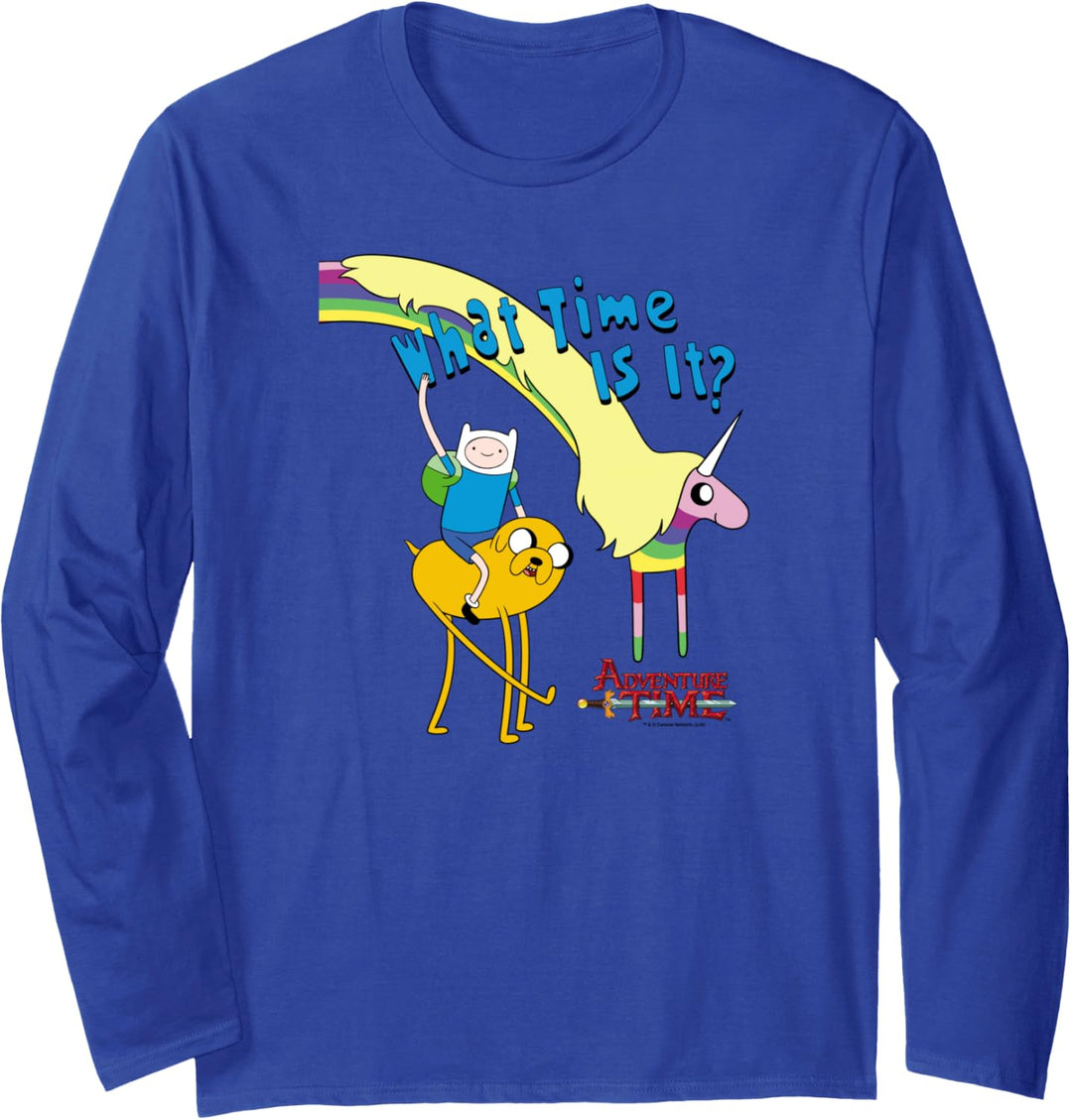 Adventure Time Finn and Jake Rainicorn Time Langarmshirt