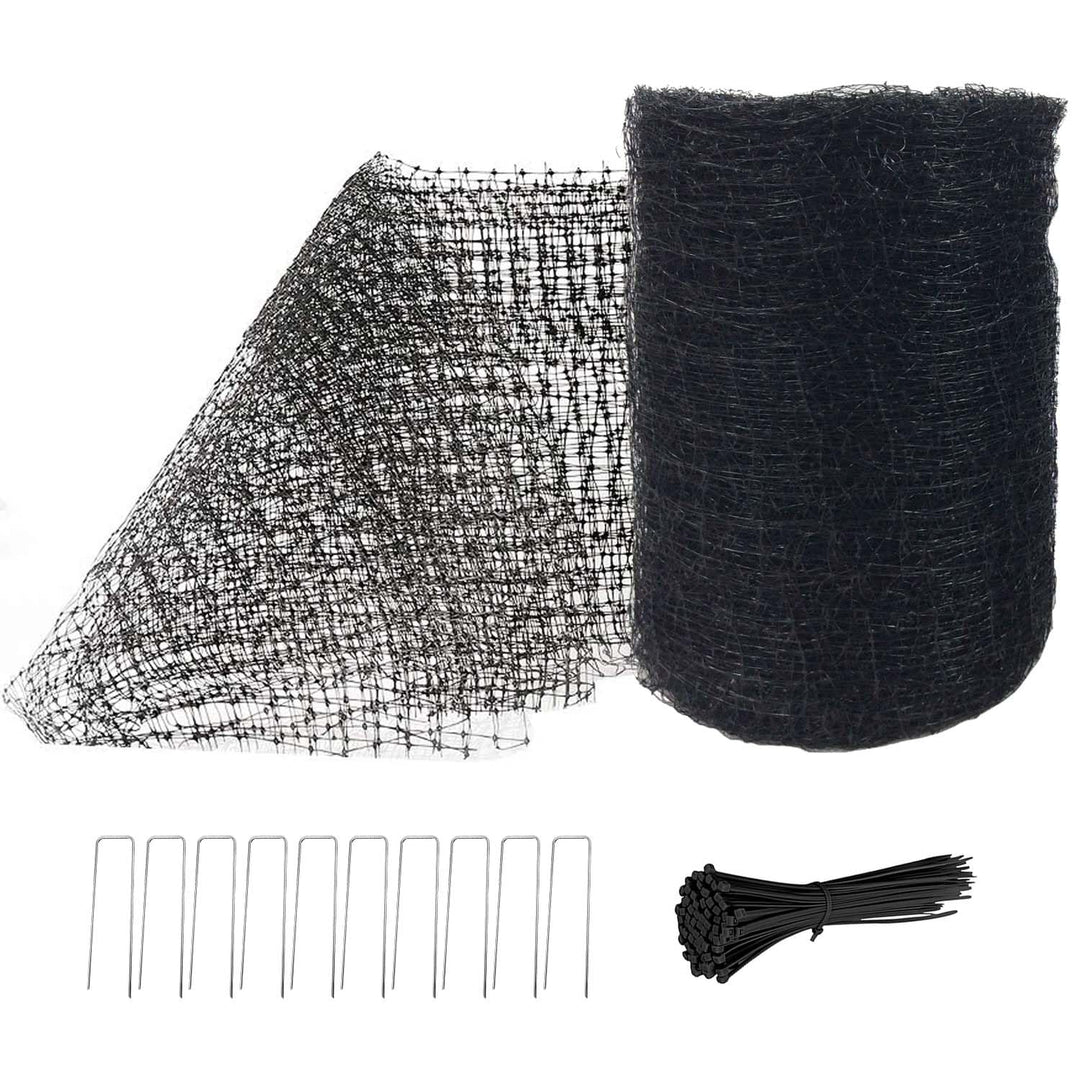 Feitore Pflanzenschutznetz, ca. 2 m x 30 m, Schutz vor Vögeln, Rehen und Anderen Tieren, wiederverwe