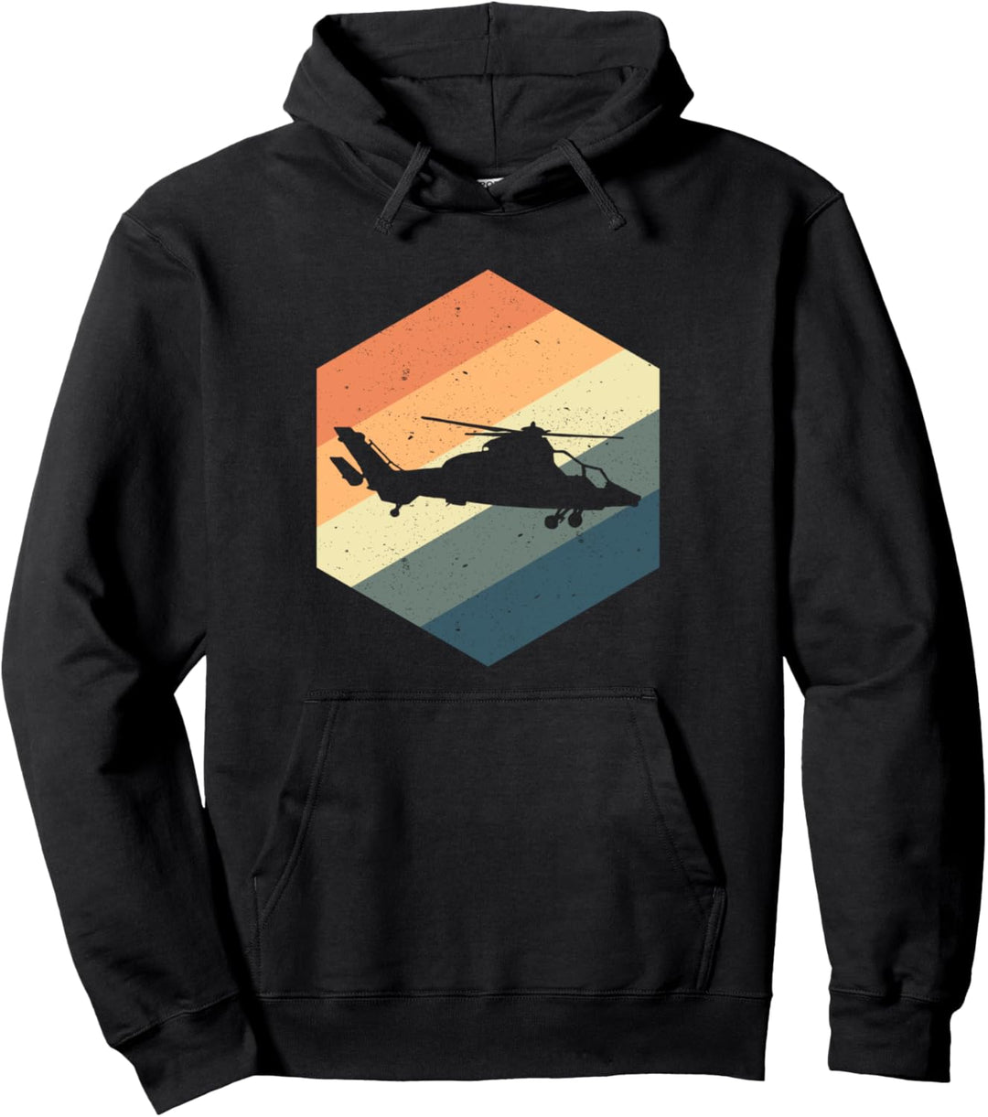 Vintage-Helikopter-Design. Geschenk für Helikopterpiloten Pullover Hoodie