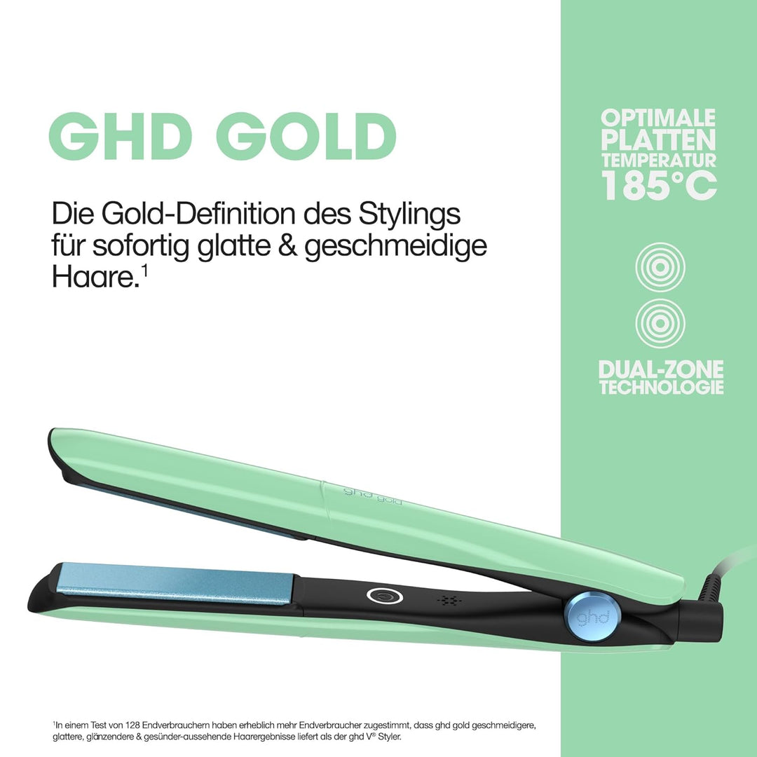ghd gold Glätteisen: Für alle Haartypen, 26mm Platten, langanhaltendes Styling, für sleekes, glattes