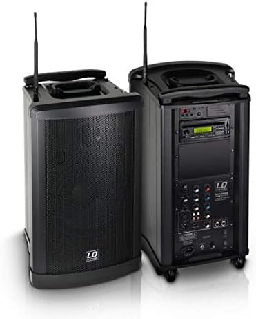 LD Systems Roadman 102 B6 ; Mobiler PA Lautsprecher mit Handmikrofon 655-679 MHz 655 - 679 MHz mit H