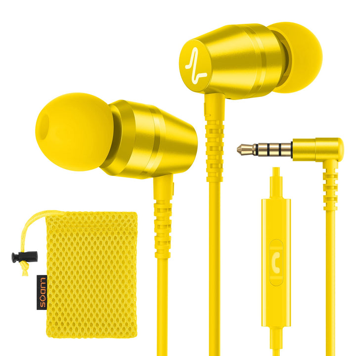 LUDOS OMNITONE Kopfhörer In Ear Kopfhörer mit Kabel und Mikrofon, 5 Jahre Garantie, In Ear Ohrhörer,