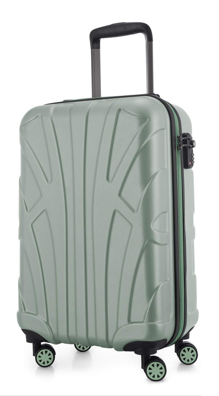 suitline Handgepäck Hartschalen-Koffer Koffer Trolley Rollkoffer Reisekoffer, TSA, 55 cm, ca. 34 Lit