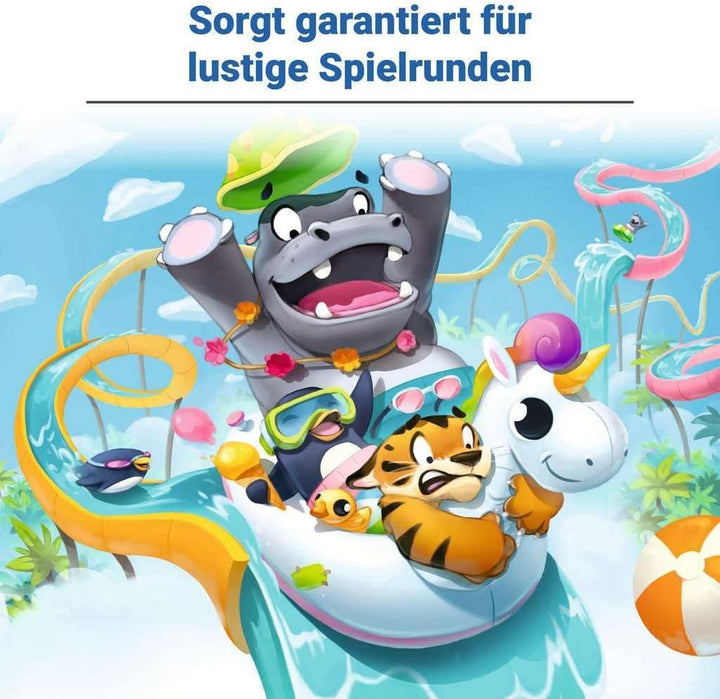 Ravensburger 22361 - Das Nilpferd in der Achterbahn Kids - Gesellschaftsspiel für Kinder und Familie