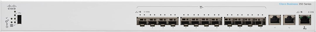 Cisco Business CBS350-12XS Managed Switch | 12 10G-SFP+-Ports | 2x10GE gemeinsam genutzt | Eingeschr
