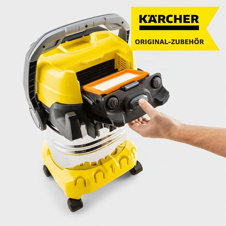Kärcher Original Flachfaltenfilter KFI 4410: 1 Stück, Flachfaltenfilter in patentierter Filterbox, f