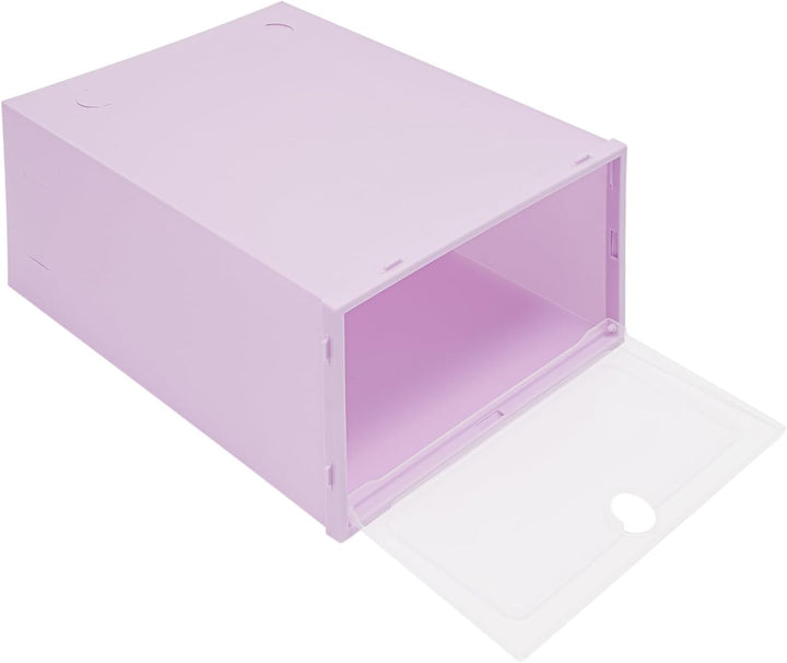 Schuhboxen - 24 Stück Schuhbox, Schuhboxen Stapelbar und Faltbar - Flip-Top-Design, Schuh Organizer