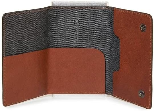 Piquadro Black Square - Kreditkartenetui 5cc 10 cm Brown, Brown