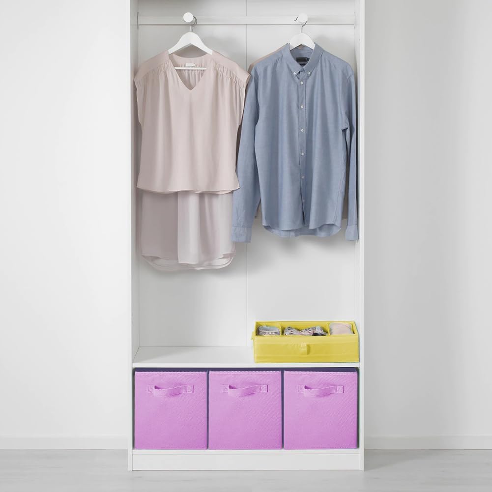 PowerKing Aufbewahrungsbox Organizer aus Stoff, 6-er faltbar Aufbewahrungsbehälter Aufbewahrung Box