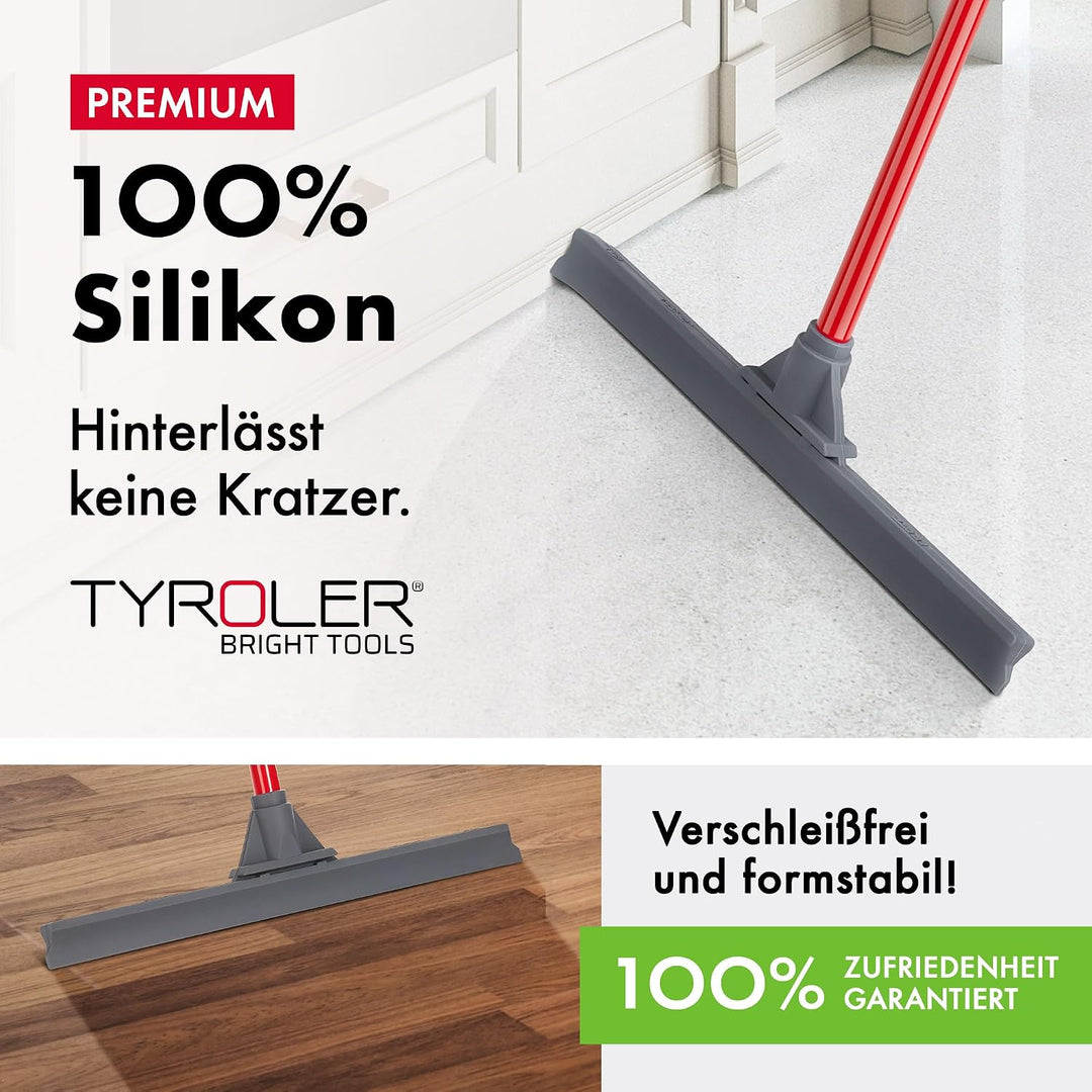 Tyroler Bright Tools Mikrofaser Bodenwischer Mop mit feuchtem und trockenem Bezug (45 cm breit) Flex