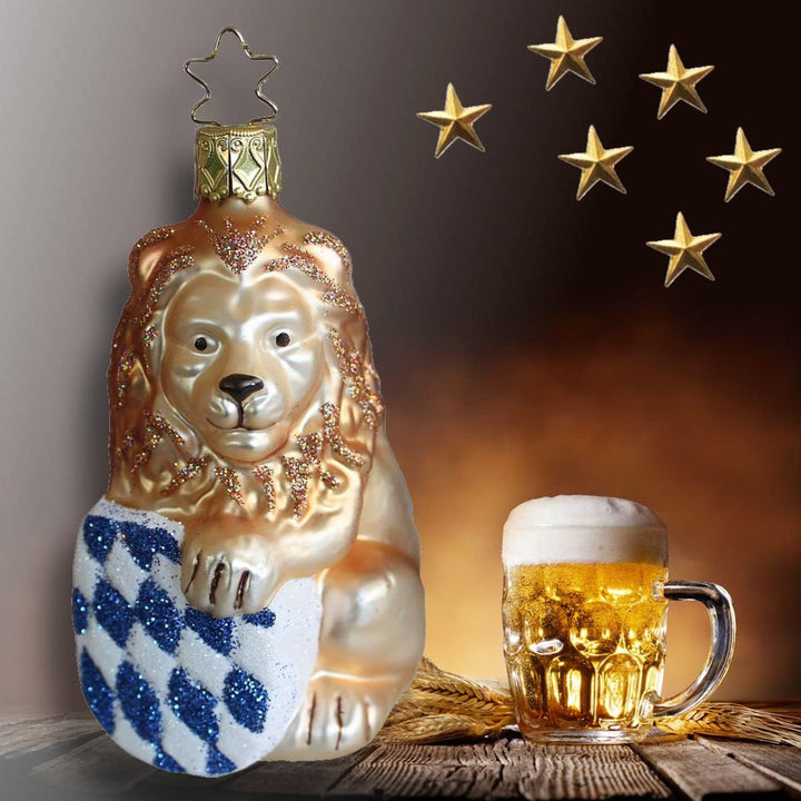 Inge-glas Weihnachts-Hänger Bayerischer Löwe