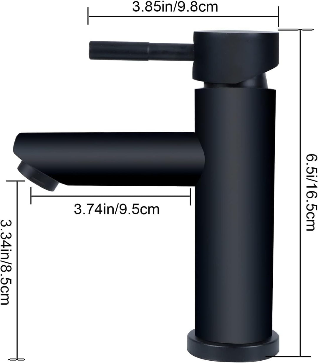 Wasserhahn Bad Waschtischarmatur Schwarz Badarmatur Waschbecken Armaturen Matt Waschtischarmatur Set