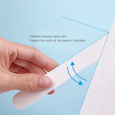 Wosune Papierschneider, 4 in 1 Rolling Rolling Paper Cutter Tragbarer Foto Trimmer für Faltenlinien