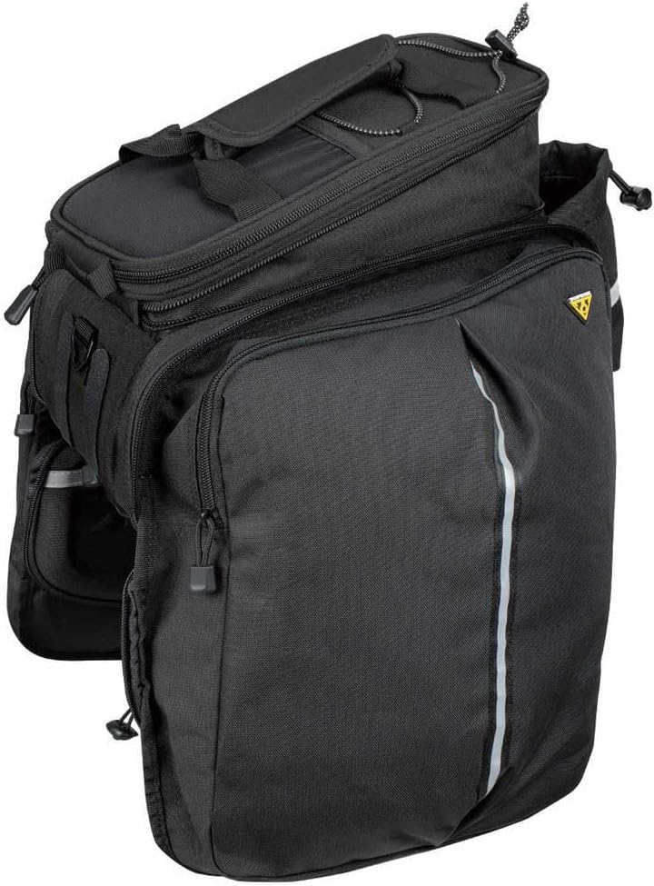 Topeak Unisex – Erwachsene MTM TrunkBag DXP Lenkertasche, Schwarz, 36 x 25 x 21.5-29 cm