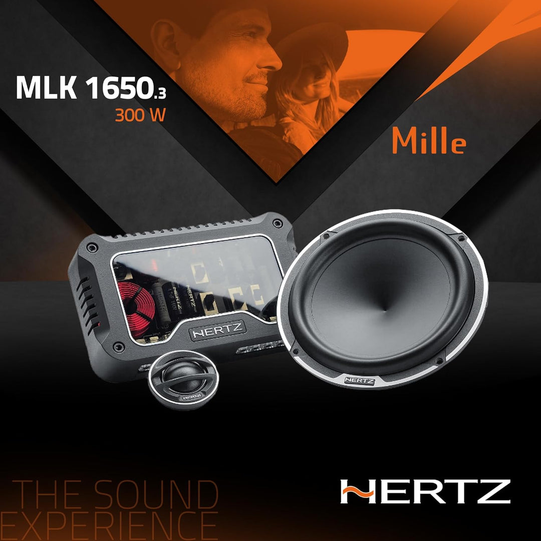 Hertz MLK 1650.3 – High-End 2-Wege-System mit langhubigem 165-mm-Tieftöner, 28-mm-Hochtöner, MLCX 16