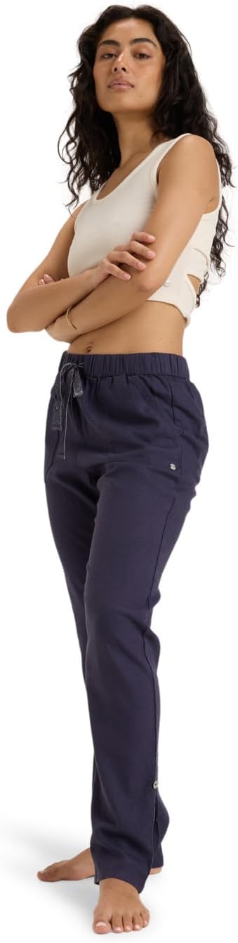 Roxy On The Seashore - Cargo Hose aus Leinen für Frauen Weiss XS Mood Indigo, XS Mood Indigo