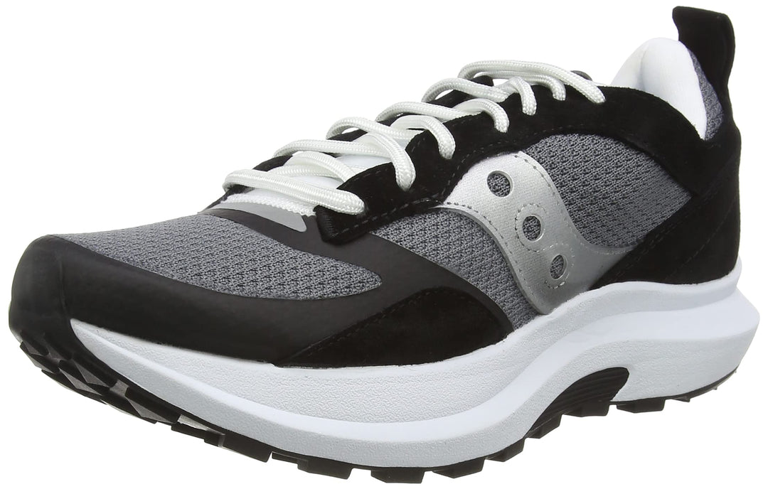 Saucony Herren Jazz Hybrid Sneaker 39 EU Schwarz Silberfarben, 39 EU Schwarz Silberfarben