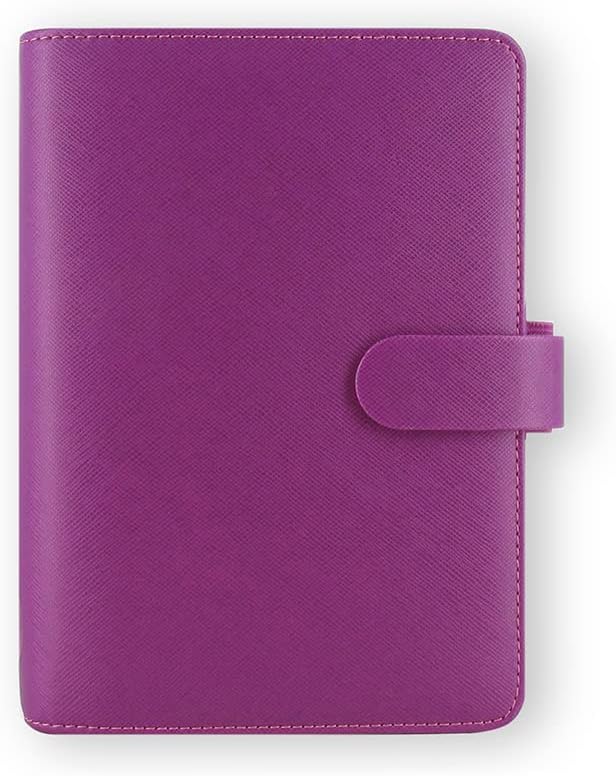 Filofax 22453 - Saffiano Persönlicher Organizer 2020, Raspberry Himbeere, Himbeere