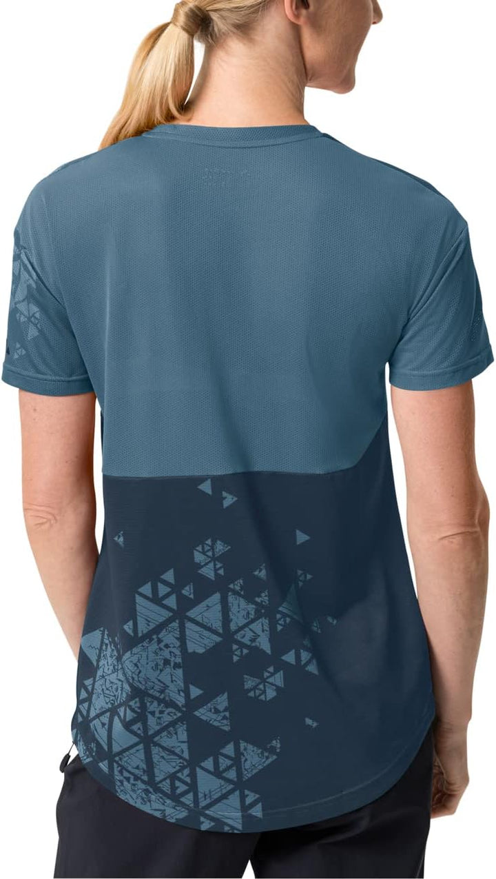 VAUDE Damen Women's Moab T-Shirt Vi T-Shirt, 42 Blue Gray