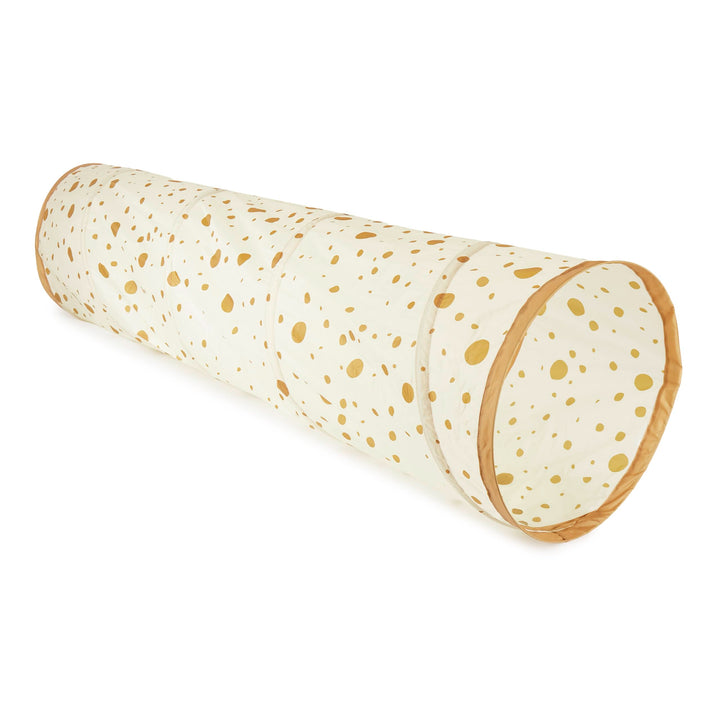 Bieco XXL Krabbeltunnel Dots ab 1 Jahr | 180 x 46 cm | Spieltunnel Kind und Baby | Farbenfroh | Tunn