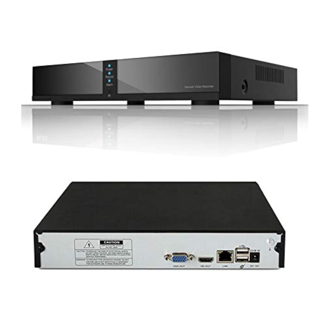 Seculink 16-Channel 4K/8MP Cloud NVR Netzwerk-Videorekorder 3840x2160P H.265 Compression P2P-Fernbed