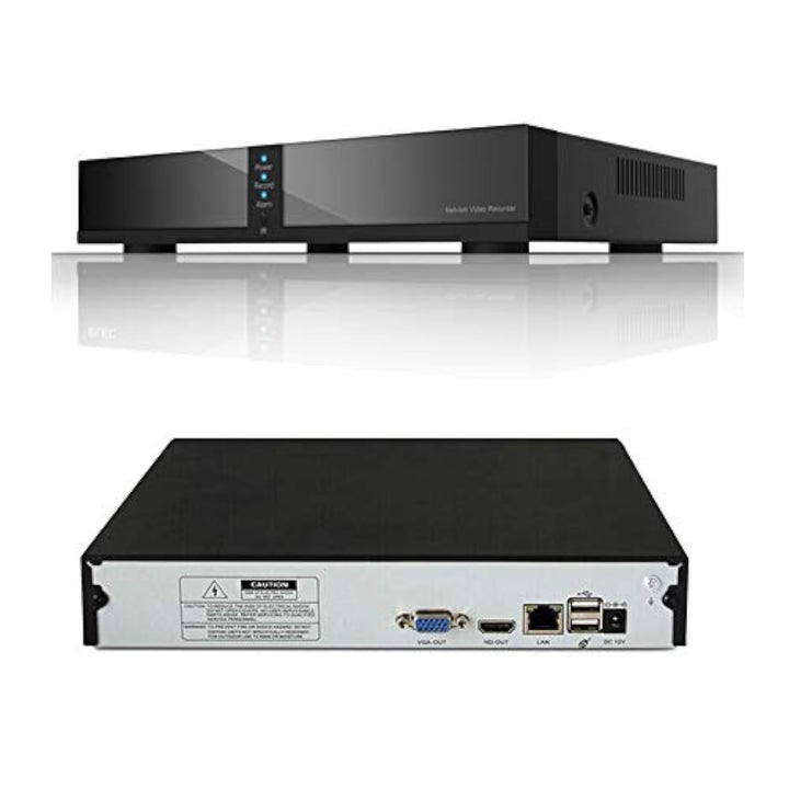Seculink 16-Channel 4K/8MP Cloud NVR Netzwerk-Videorekorder 3840x2160P H.265 Compression P2P-Fernbed