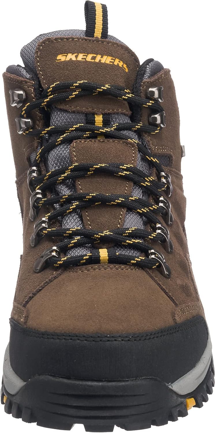 Skechers Herren Relment Pelmo64869 Stiefel 39 EU Khaki Suede, 39 EU Khaki Suede