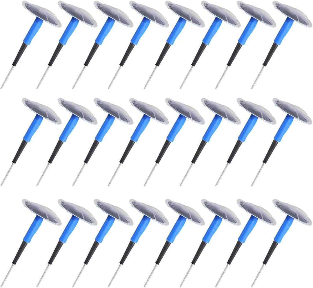 Plug Patch Gum ， Auto Motorrad Universal Tubeless Reifen Reifenpanne Reparatur Pilz （24 Stk.）(60 * 9