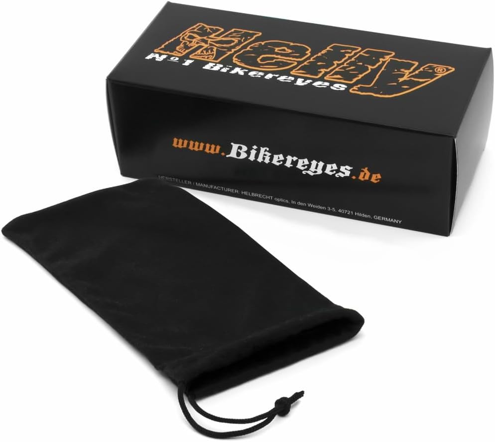 HELLY® - No.1 Bikereyes® | Bikerbrille, Motorrad Sonnenbrille, Motorradbrille | beschlagfrei, winddi