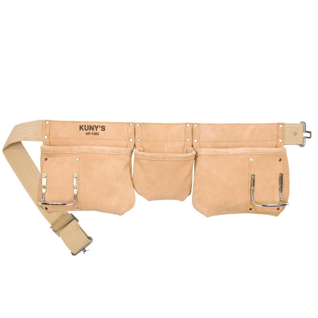 Kunys AP1300 Leder-Schürze für Zimmermann/Schreiner, Braun, 45,69 x 10,21 x 25,4 cm