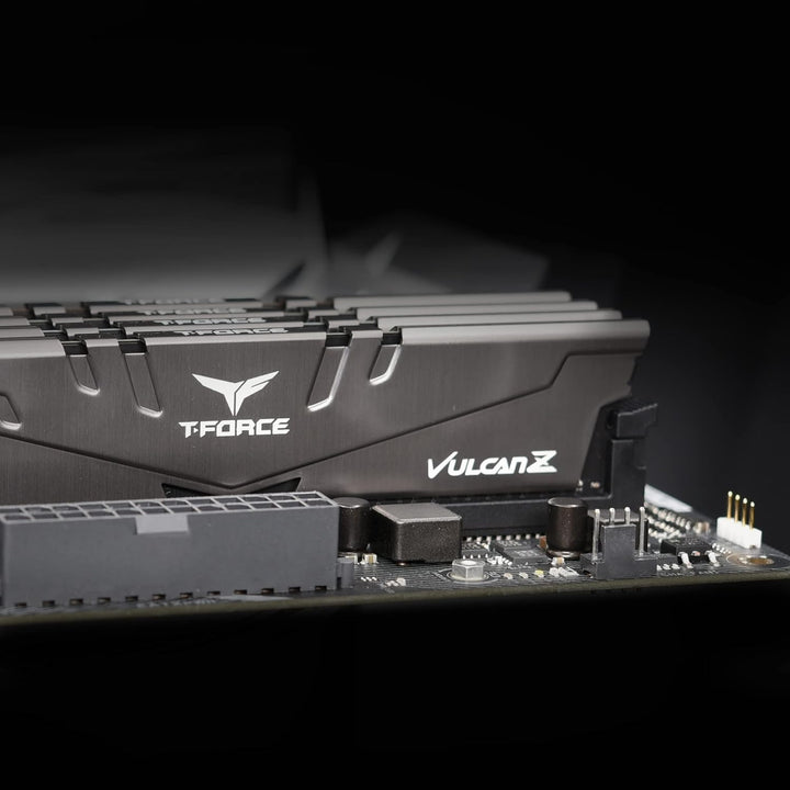 TEAMGROUP Team T-Force Vulcan Z DDR4 Gaming Memory, 2 x 8 GB, 3200 MHz, 288 Pin DIMM, Grey 16GB (8GB